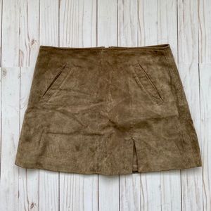Blank NYC Mini Suede Skirt